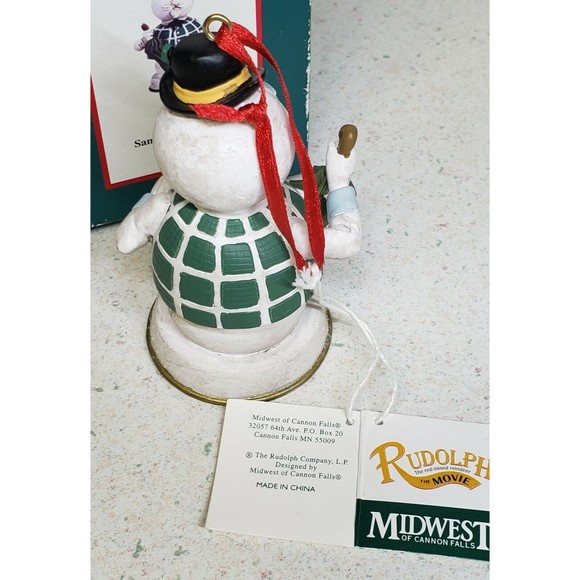 Rudolph the Movie ~ Sam The Snowman Ornament ~ Midwest of Canon Falls 1999 ~ NIB - Picture 3 of 10